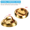 PATIKIL 4.8mm Round Recessed Pull Handle Knob, Pack Recessed Pulls