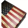 DreamsEden Pen Holder, Vintage American Flag Pencil Cup 5"D x