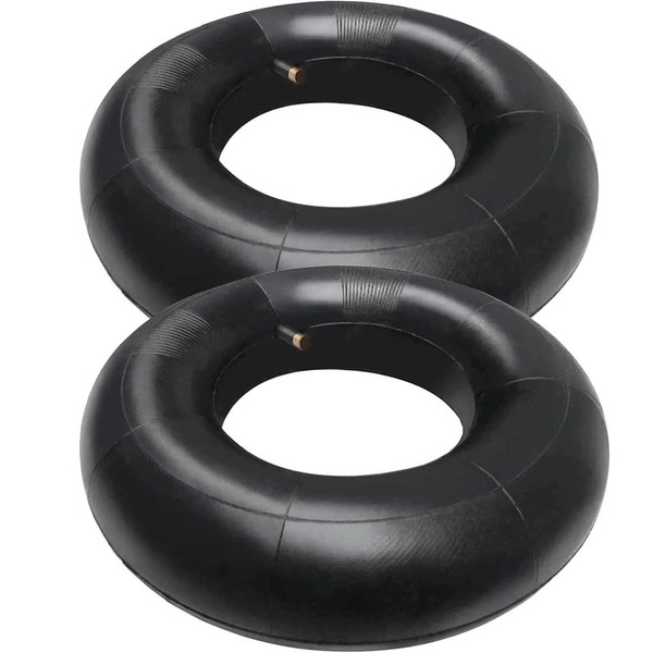 15x6.00-6 2/Pack Tire Inner Tube with Straight Valve Stem for Lawn Mower, Snow Blower, Riding Mowers, ATVs, Go-Karts, Golf Carts