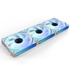AsiaHorse COSMIQ 120mm PC RGB Computer Case Fans, 5V 3-PIN