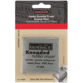 General Pencil GEN-140E-BP Jumbo Grey Kneaded Eraser Multicolor