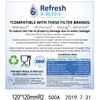 Refresh 9010 Replacement Refrigerator Water Filter for Whirlpool 4396508 /
