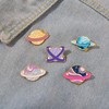 5 Pcs Enamel Pins Set Cute Solar System Laple Pin