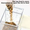 No Mess Bird Feeder Vegetable Dispenser Automatic Parrot Feeders with