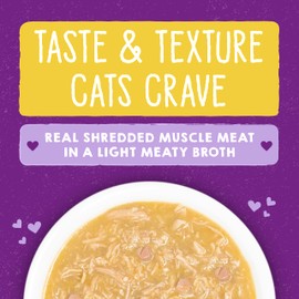 Stella & Chewy’s Carnivore Cravings Savory Shreds Cans – Grain Free, Protein Rich Wet Cat Food – Cage-Free Chicken & Chicken Liver Recipe – (2.8 Ounce Cans, Case of 12)