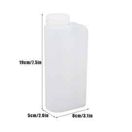 Pack of 2 600 ml 2 Stroke Oil Petrol Fuel Mixing Bottle, Professional Mixing Container for Chainsaws and Ironing Machines, Precise Measurement and Easy Pouring
