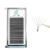 LAREALSH W Shape Eyelash Extension 5D Premade Volume Fans 0.07