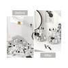 Roninkier 2-Tier Clear Lazy-Susan Turntable – 11-Inch Pantry Spice-Rack Cabinet-Organizer