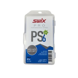 SWIX PS6 Blue PS06-6 Racing Wax Base 60g -6~ 12C PRO Performance Speed PS Snowboarding Ski Winter Sports Maintenance Winter Alpine Snow Mountains