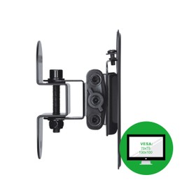 'CONECTO CC50266 TV Shelf With 33 to 69 cm (13 – 42 Inches) VESA 100x100 Max. Load: 30kg Color: White