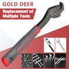 GOLD DEER 8" Self Adjusting Wrench 0.35"-0.98"(9-25MM) Multi-Function Self Locking