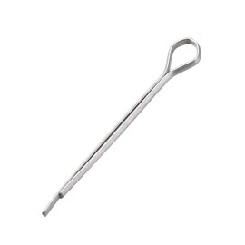 sourcing map 150 Pieces Split Splint 1/16 Inch x 63/64 Inch (1.5 mm x 25 mm) Fixing Clip Silver