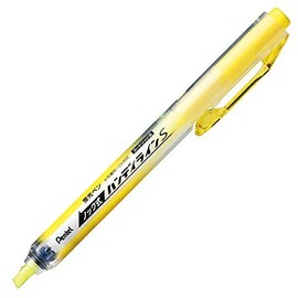 Pentel highlighter pens Retractable, Handy Line S Yellow xsxns15 – G [Pack of 3]