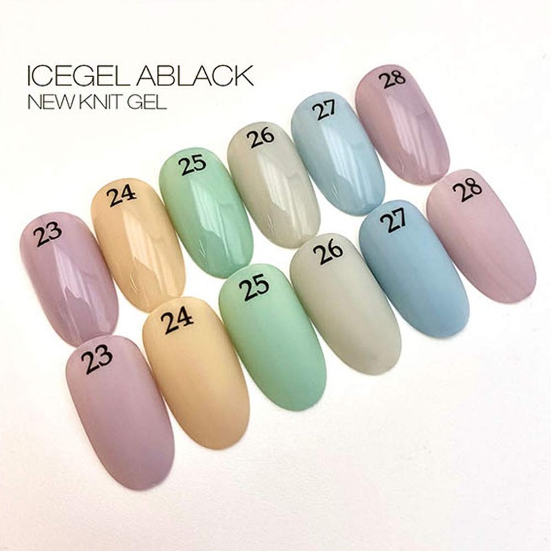 ICE GEL ABLACK Icing Knit Gel S27 3g Baked Blue