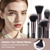 Makeup Brushes 24pcs Makeup Brushes Set Kabuki Foundation Blending Brush