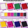Allphv pintura corporal soluble en agua delineador de ojos sombra