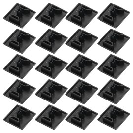 MECCANIXITY 20Pcs 2020 V-Slot 4.2mm Hole Dia EU Standard Aluminum Profile End Cap 20x20mm/0.79x0.79in ABS Aluminum Extrusion Plug for 3D Printer, CNC