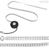 Tape Measure, One-Touch Winding Button, Automatic Tape, Lightweight, Compact, Slim,