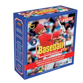 2026 Topps Heritage Baseball - Mega Box - Factory Sealed - Made in USA