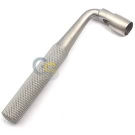 G.S ONLINE STORE G.S 10 PCS Tissue Punch 6MM Angled/Offset/Curved Dental Stainless Steel Instruments Silver