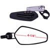 MotorToGo One Pair Silver Stem Black House CNC 7/8" Handlebar