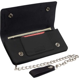 Marshal Trucker Genuine Leather Large Chain Wallet