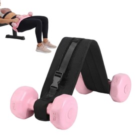 Hip Thrust Belt, Hip Thrust Belt for Dumbbells and Weights, Enhanced Support for Glute Bridge Exercises and Weighted Squat Training, Adjustable Strap Non-Slip Safety for Home Fitness Strength Sessions