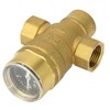 1/2" Brass Water Pressure Reducing Valve Relief Valve With Guage