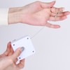 No-Drill Wire Door Closer White 2ea