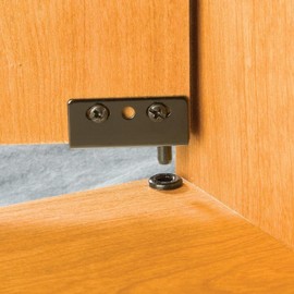 Black Simplex Concealed Hinges, pair