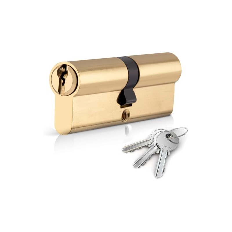 Brass 45/55 Euro Cylinder Door Barrel Lock with Anti-Bump and