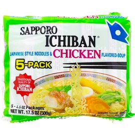 Sapporo Ichiban Chicken Flavored Noodle Soup, 17.5 oz
