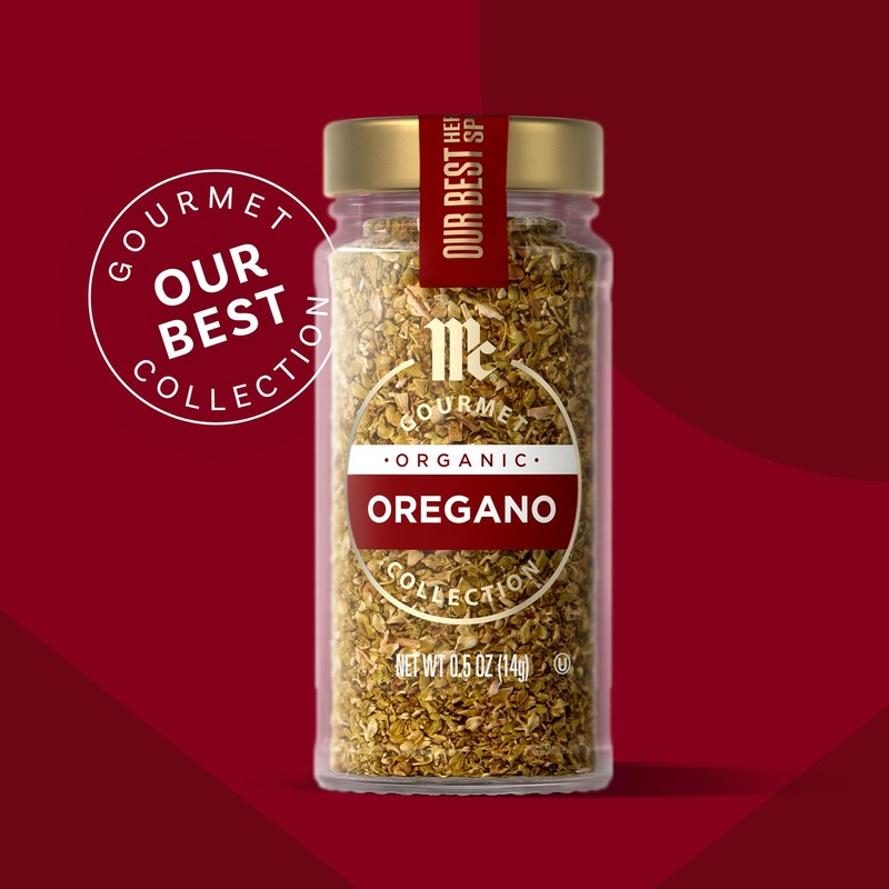 McCormick Gourmet Organic Oregano, 0.5 Oz