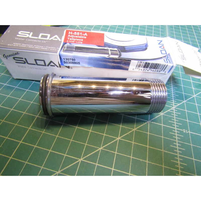 Sloan 1 – Sloan H-551-A Chrome Adjustable Flush valve Tailpiece