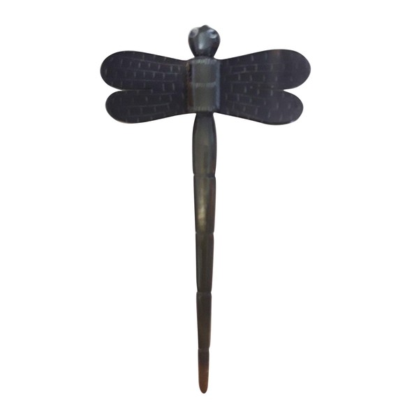Marycrafts Dragonfly Horn Hair Stick Hairstick Hair Pin Hairpin Hair Accessories Handmade 5.91"