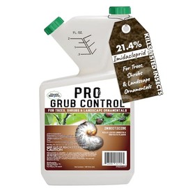 Pro Grub Control – 32oz - Concentrated Imidacloprid (21.4%) Insecticide for Trees, Shrubs & Landscape Ornamentals – Controls Aphids, Japanese Beetles, Weevils, Grub Larvae & More