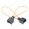 Tiardey 2Pcs Most Fiber Optic Loop Male & Female Connector