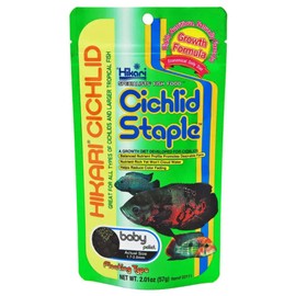 Hikari Cichlid Staple Floating Baby Pellets for Pets, 2-Ounce