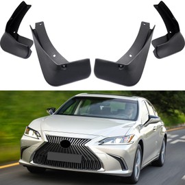 MOERTIFEI Mudguards Mud Flaps Splash Guards Fenders Compatible with 2019-2024 Lexus ES 250 / ES 350 / ES 300h, 4pcs Mud Guards Kit, Black