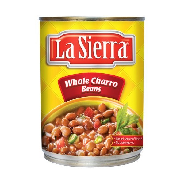 La Sierra Beans 15-19oz Can (Pack of 6) Select Flavor Below (Whole Charro Beans 19oz)