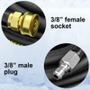 POHIR Pressure Washer Hose 50 ft with 3/8 Inch Quick