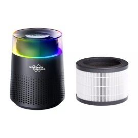 Membrane Solutions True HEPA Air Purifier Home Large Room Air Cleaner for Allergies Pet Dust Smoke - MSB5 Air Purifier+Extra Filter