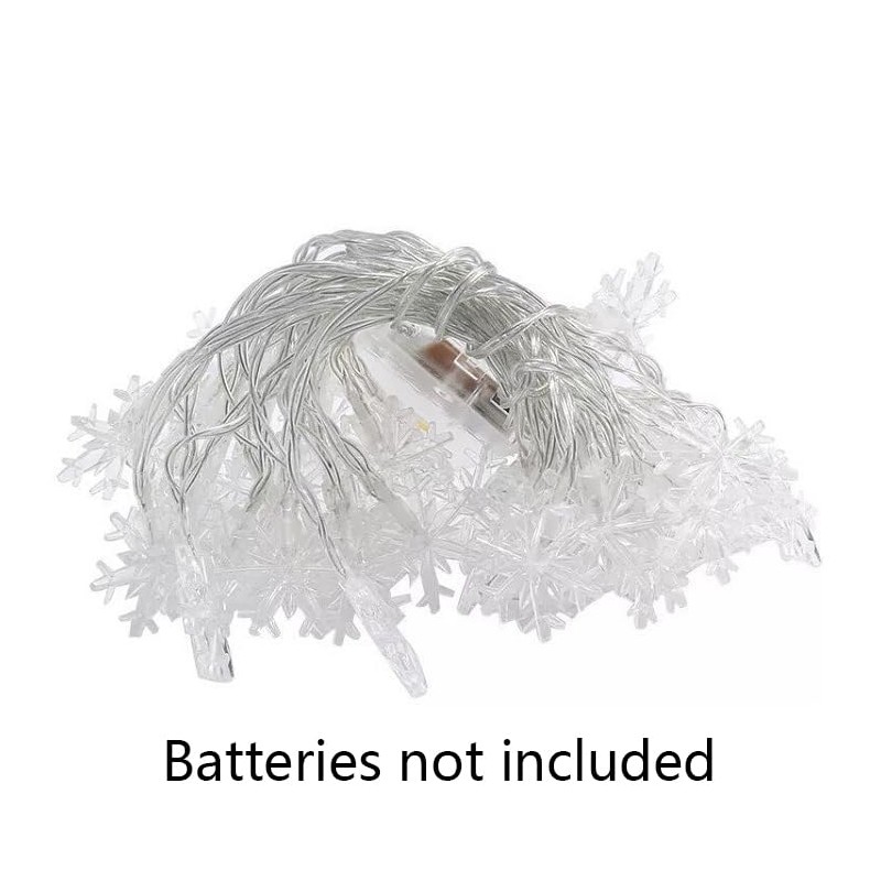 PHPHIXI Snowflake Fairy String Lights