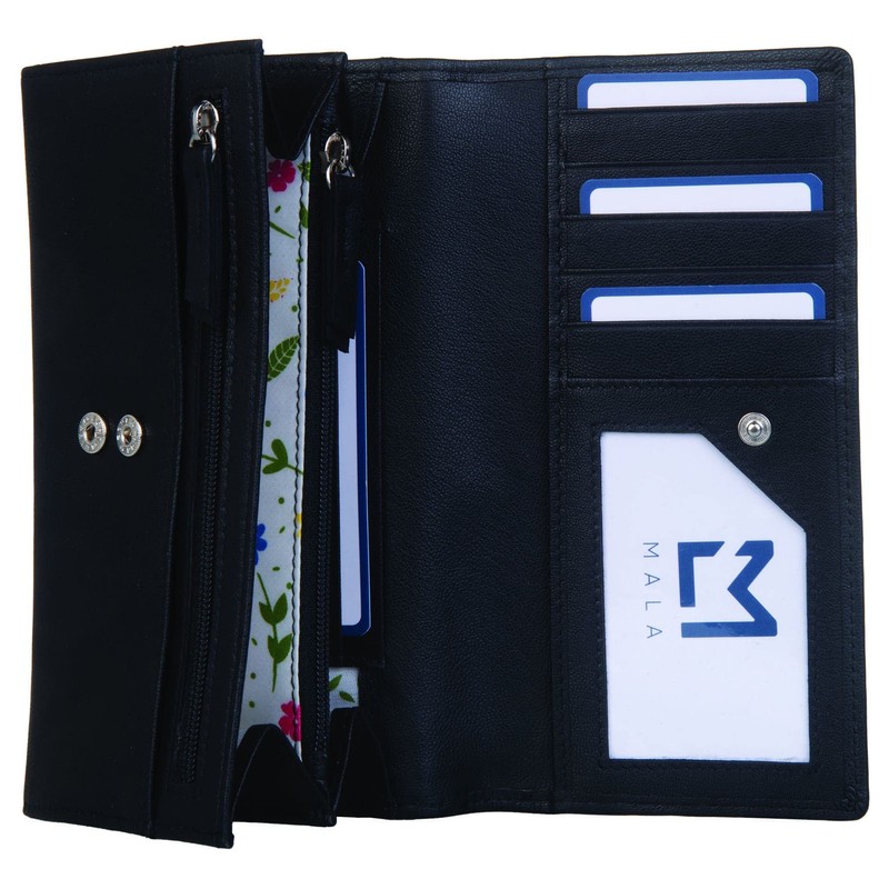 Mala Leather Juno Collection 3612_93 Women's Wallet Leather RFID Blocking,