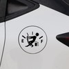 Funny Car Stickers High Gas Consumption Decal Fuel Gage Empty