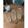 ComSaf Set of 3 Glass Bud Vases Set of 3,