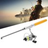 Portable Mini Pen Shape Fishing Rod Pole Pocket Retractable Fishing