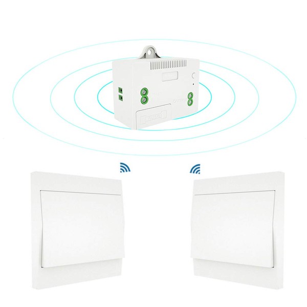 Wireless Light Switch, Wireless Light Switch and Receiver Kit Self-Powered