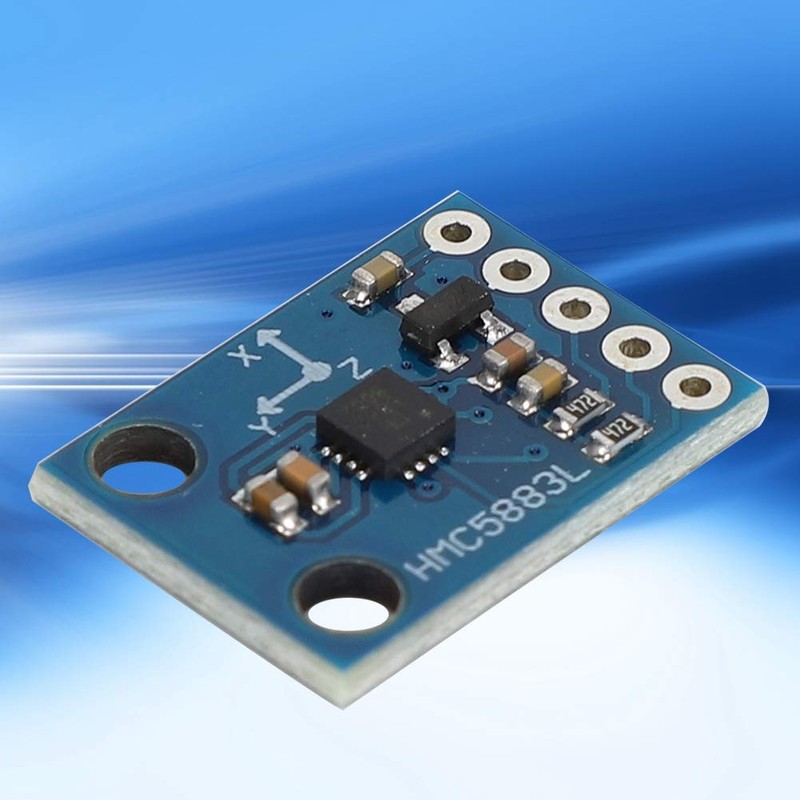 ASHATA HMC5883L Magnetometer Sensor Board, Triaxial Magnetic Field Sensor, 1.8V,