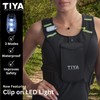 TIYA Running Vest Phone Holder with Light - Waterproof, Touchscreen